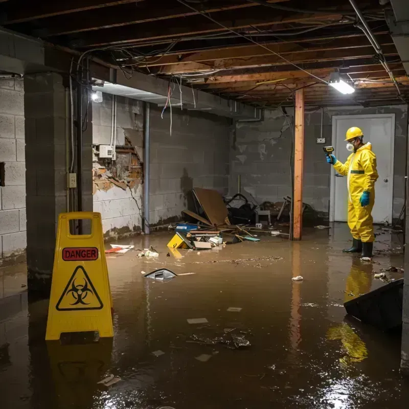 Flooded Basement Electrical Hazard in Picnic Point-North Lynnwood, WA Property